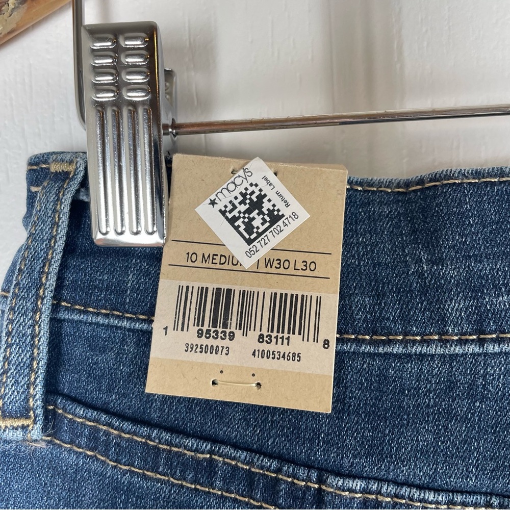 Levi's Classic Straight Jeans Women’s 10 Blue (W30 L30) Mid Rise Hypersoft Denim - Picture 7 of 14